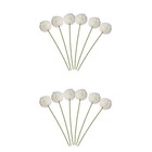  Set of 2 Artificial Flower Decoration Fake Arrangement Hydrangea