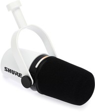 Shure MV7 Hybrid Podcast Microphone - White