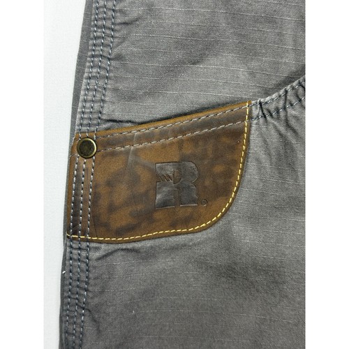 Wrangler Riggs Workwear Men's Straight Gray Canvas Work Pants - 36x34 (36x33.5) - Picture 2 of 6