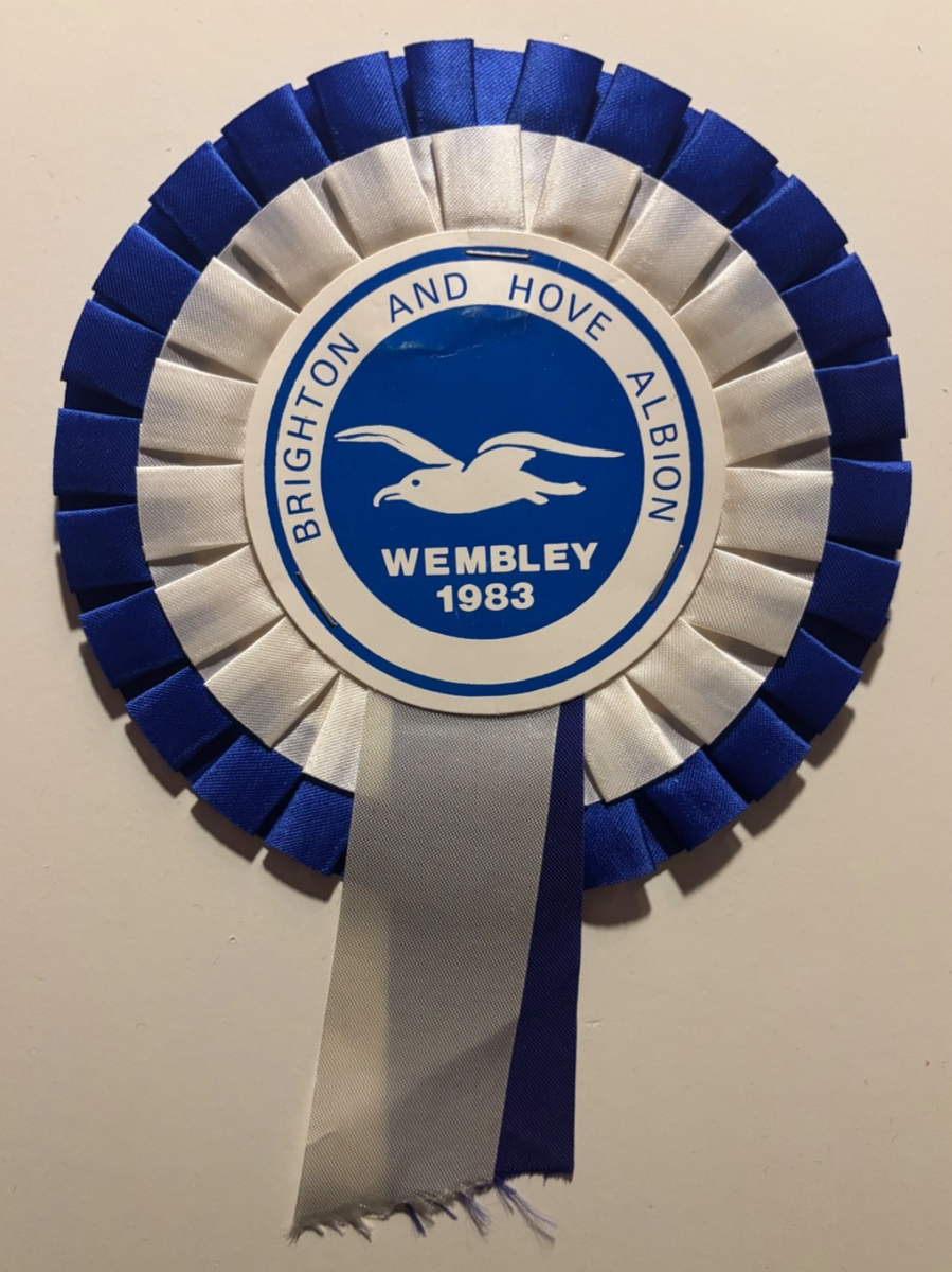 Vintage Brighton 1978/79 Division 1 Promotion Football Partisan Rosette