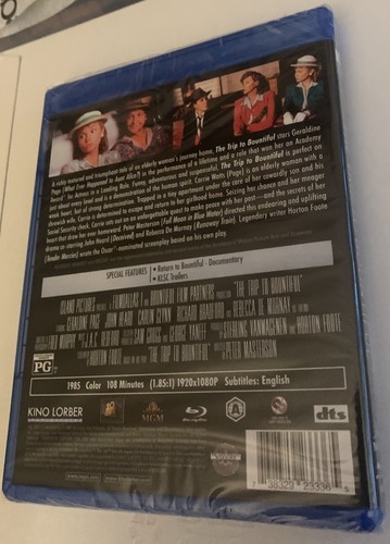 THE TRIP TO BOUNTIFUL BLU-RAY, NEW & SEALED, REGION A, STARRING GERALDINE PAGE - Picture 2 of 4