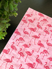 PINK FLAMINGO Design Tissue Paper Sheets Choose Size & Package Amount