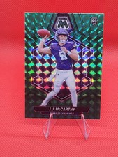 2024 Panini Mosaic - Rookies J.J. McCarthy Green Mosaic Prizm (RC) Vikings 🔥