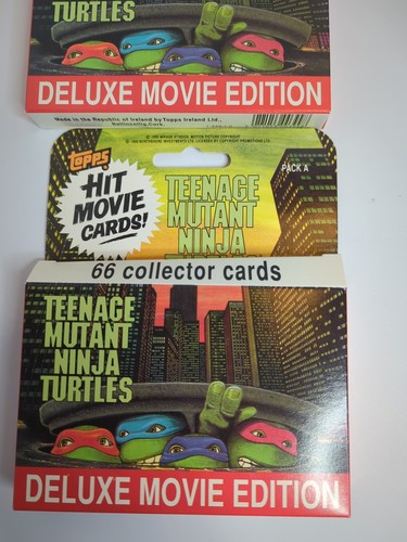 Teenage Mutant Ninja Turtles Hit Movie Cards- Unopened Box 12 Pack - Pack A & B - Picture 12 of 13