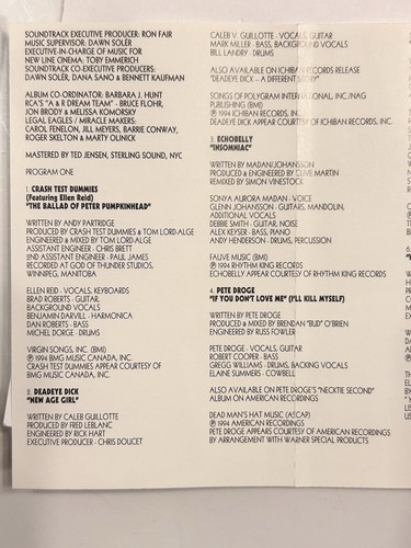 Dumb and Dumber Cassette 1994 Original Motion Picture Soundtrack - Bild 14 von 24