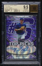2018 Leaf Metal Draft Top Picks Purple Wave /15 Jarred Kelenic BGS 9.5 Auto