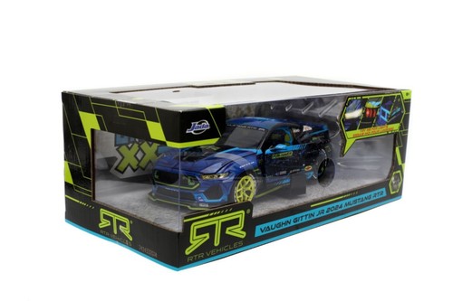 410239 BIG TIME MUSCLE-2024 VAUGHN GITTIN JR FORD MUSTANG RTR RACING 1:24 MODEL - Picture 4 of 11