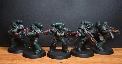Painted Dark Angels Primaris Intercessors Warhammer 40k