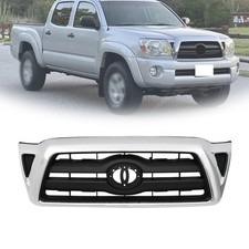 Plastic For Toyota Tacoma 2005-2011 Front Grille Chrome Shell And Black Grill Plastic For Toyota Tacoma 2005-2011 Front Grille Chrome Shell And Black Grill