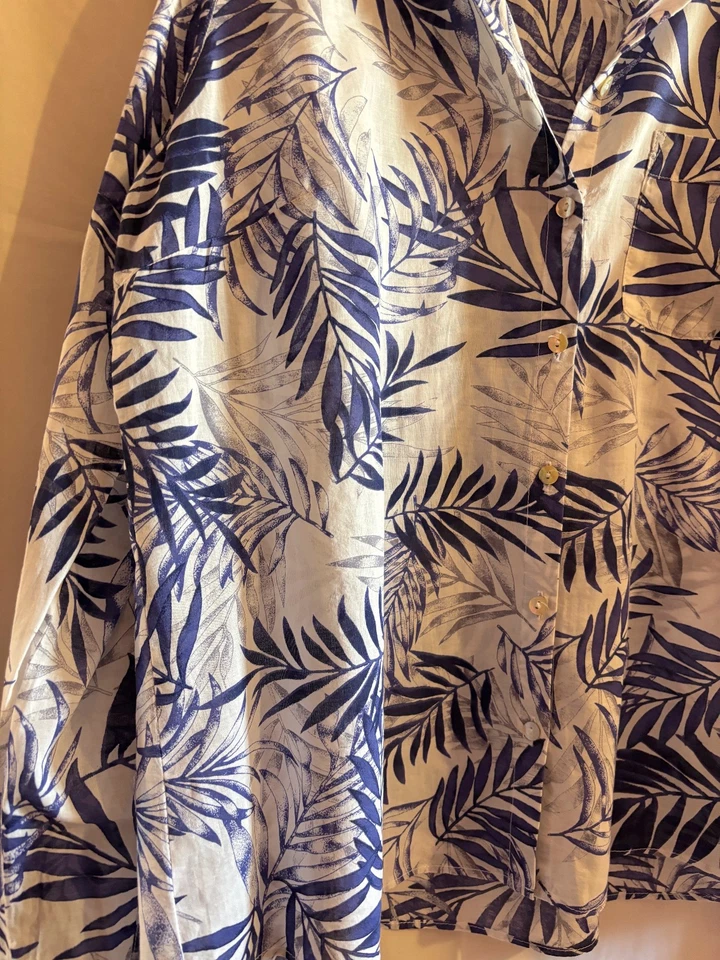 123 chemise blanc bleu taille 40 - Photo 3/4