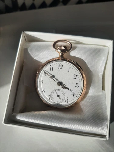 Taschenuhr  Omega  14k  585 Gold Top!