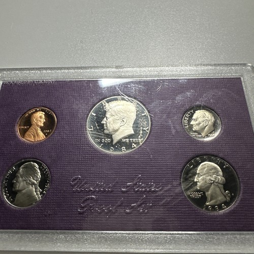 1984-S US Mint Proof Set 5 Coin Set