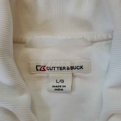 Cutter & Buck Indiana University Womens Large White Full Zip Jacket, Pockets - Picture 5 of 11