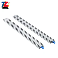 Heavy Duty 30" Drawer Slides 500lb - Locking Ball Bearing Extension Rails