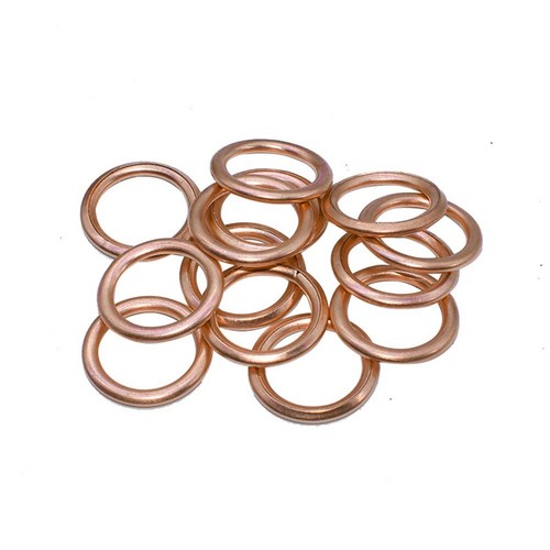 Drain Bolt Pad Aluminum Copper Parts 14mm Inner Diameter 20mm Outer Diameter - Picture 6 of 8