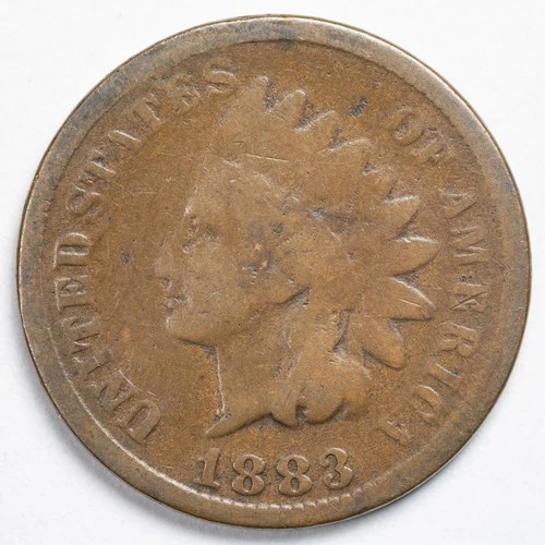 1883 Indian Head Penny Cent Good (G)