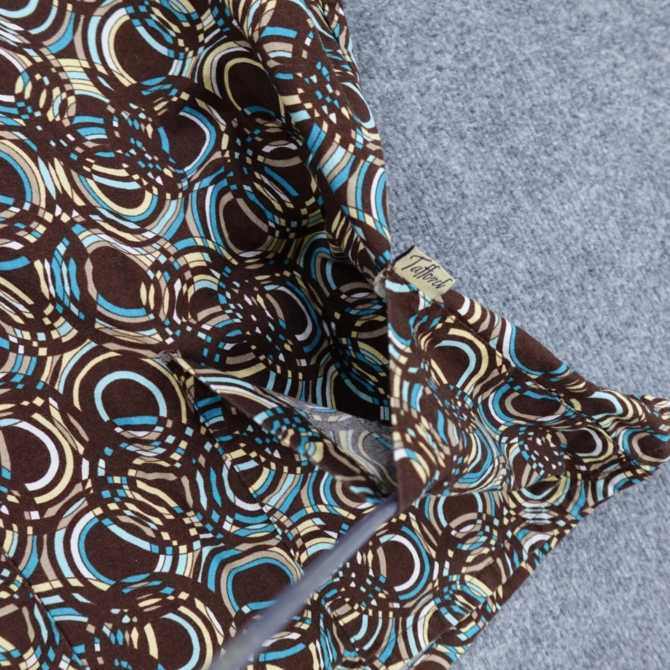 Tafford скраб женщин маленький верхний коричневый геометрический цветной карманы ветеринар медсестра - Изображение 4 из 4