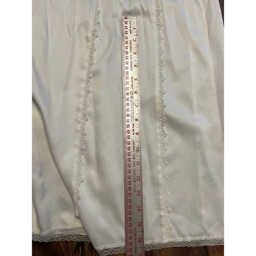 Vrg Bridal Ivory Sheer Chiffon Peignoir Sz L Robe Nightgown Negligee Set READ - Picture 20 of 20