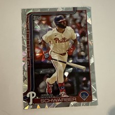 2025 Topps Silver Diamante #141 Kyle Schwarber Philadelphia Phillies