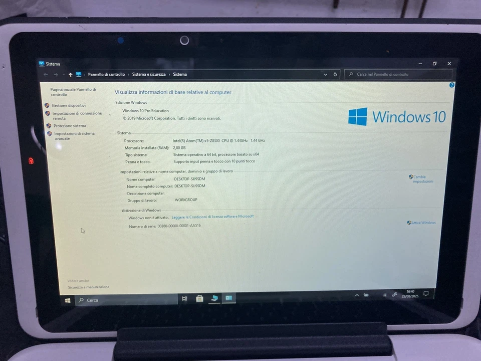 Tablet PC SiComputer 2 In 1 - Touch HDMI SSD - PC Made in Italy - Immagine 4 di 4