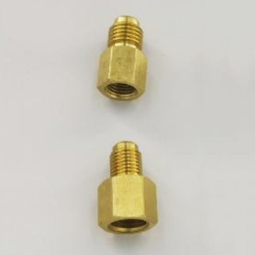 R12 To R134a/R134a To R12 Adapter Kit 1/4 Female Flare 1/2 Acme Male Brass NEW - Picture 8 of 12