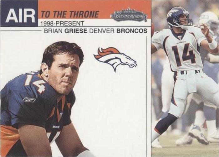 2002 Fleer Showcase Brian Griese #7 AT - 1 of 2