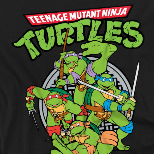 Teenage Mutant Ninja Turtles TMNT Group T-Shirt S-2XL, Black - Picture 5 of 5