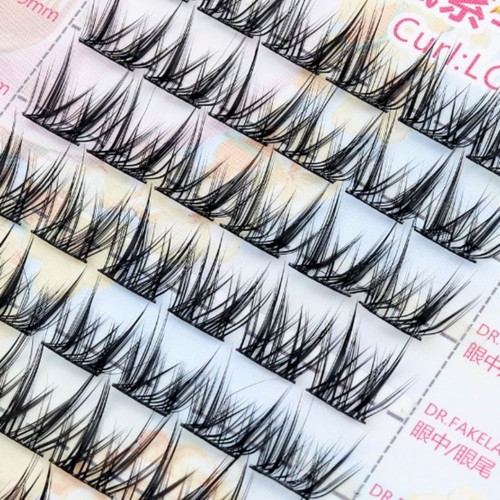 8 Rows Adhesive False Eyelashes Extension False Eyelash Clusters Women/Girls - Picture 6 of 12