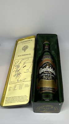 Empty Glenfiddich Vintage Special Reserve Single Malt Scotch