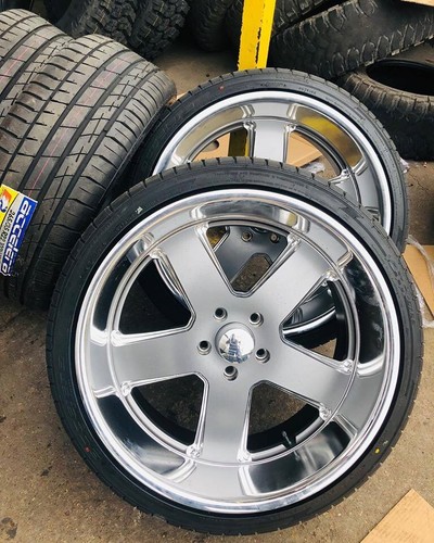 NEW 22X9__22X11 US MAG HUSTLER U118 RIMS TIRE WHEELS 5X127 FOR CHEVY 1500 C10 - Picture 1 of 3