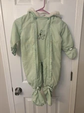 Vintage Grow With Me 0-24 M Snowsuit & Bunting, Removable Gloves And Shoe Covers