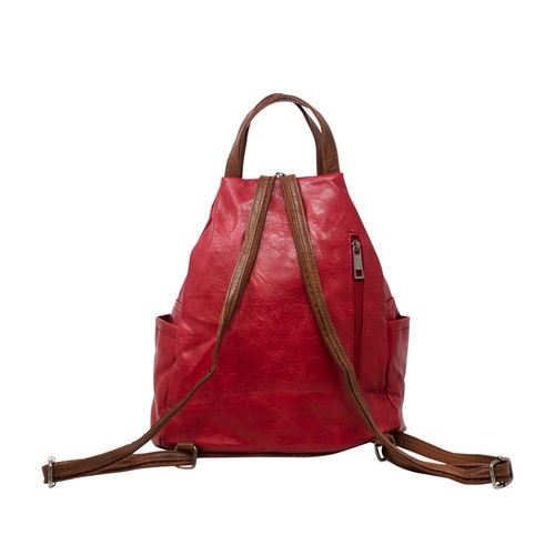 Unisex Mono Colour Backpack Top Handle Gym School Rucksack Travel Handbag YGC233 - Picture 4 of 19