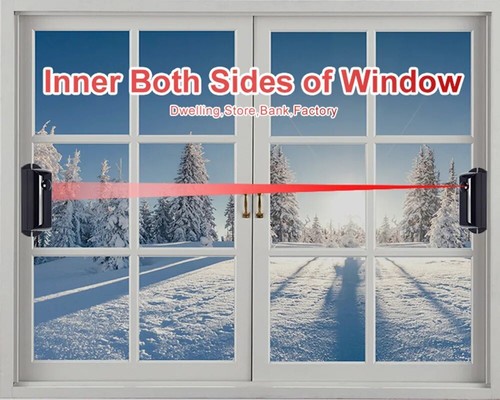 Single Beam Active Infrared Beam Sensor Detector IR Alarm Frequency Adjustable - Picture 12 of 15