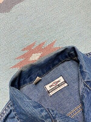 Vintage 1960s big yank denim trucker jacket selvedge western Vintage 1960s big yank denim trucker jacket selvedge western