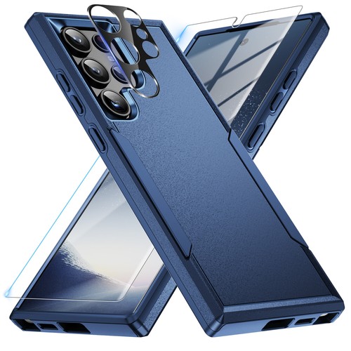 Hybrid Slim Case Kamera Abdeckung Displayschutzfolie für Samsung S25Ultra S25Plus S24 - Bild 1 von 22