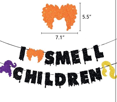 Hocus Pocus I Smell Children Party Decorations Banner Cupcake Toppers Cake Picks - Picture 2 of 6