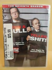 Penn & Teller Bullshit, Seventh Season (2 DVDs) 2009 FACTORY SEALED, Ohio seller