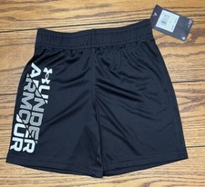Under Armour Boys Black Shorts Size 4 Style UASGC04E-001
