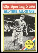 Pie Traynor 1976 Topps #343 Pittsburgh Pirates