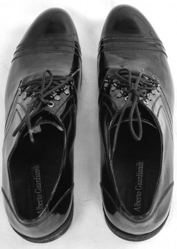 Authentic Alberto Guardiani Men's leather  shoes US 10.5 IT 44 Made in Italy - Picture 7 of 11