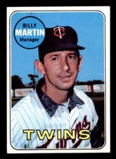 1969 Topps Baseball #547 Billy Martin EX *f1