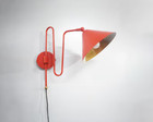 Vintage red Wall Sconce Elegant Home Lighting Decor Mid Century Modern sconce