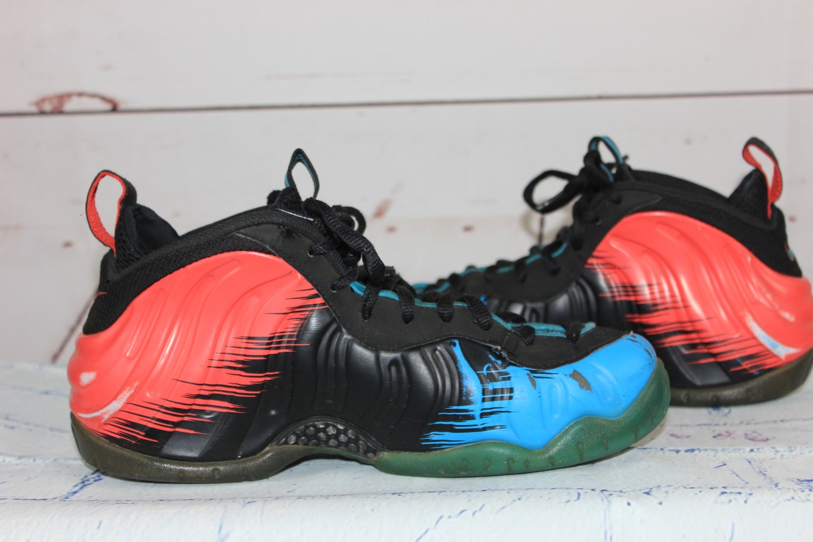 Nike Air Foamposite Foamposite Foamposite Pro Men's Sz 8.5 Black Red Blue 616750-400 Shoes 43ef49 Nike Air Foamposite Foamposite Foamposite Pro Men's Sz 8.5 Black Red Blue 616750-400 Shoes 43ef49