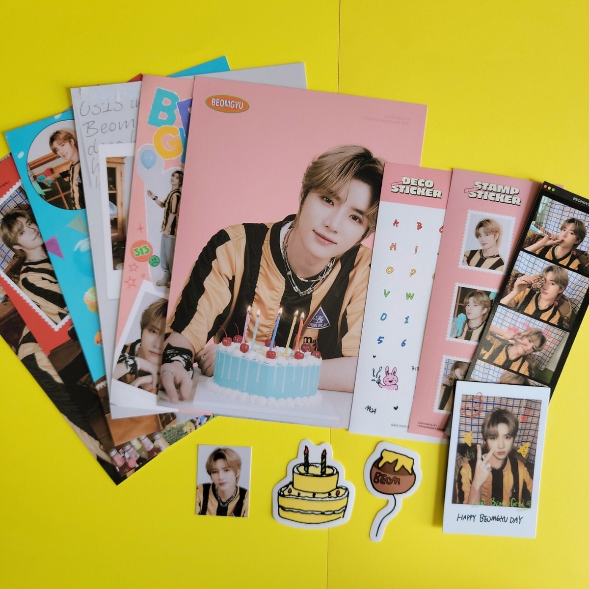 TOMORROW X TOGETHER 2023 DECO KIT TXT PC Official Photocard