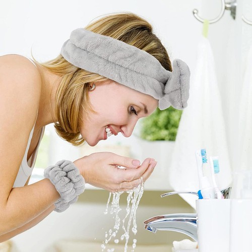 Absorbent Spa Wrist Washband Spa Headband Face Wash Wristbands for Washing Face - Picture 13 of 17