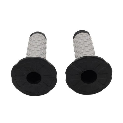 2pcs Gray Pro Taper Pillow Top Handlebar Grip For Dirt Bike Motorcycle 7/8" 22MM - Picture 6 of 11