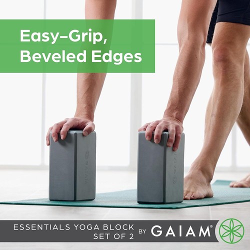 Yoga Block-Supportive Latex-Free Eva Foam- Non-Slip Surface with Beveled Edges - Picture 5 of 7