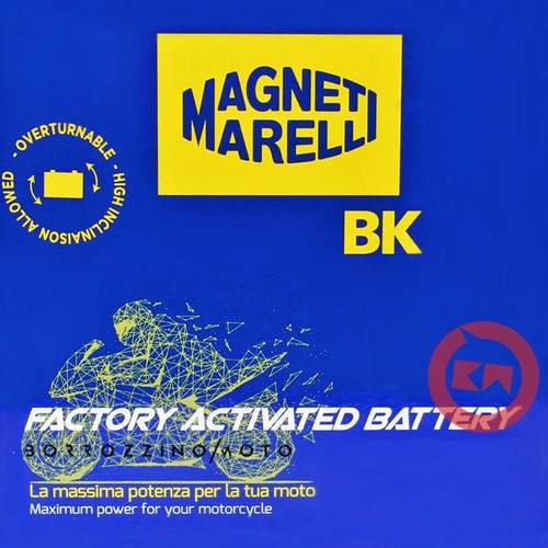 MAGNTI MARELLI YTZ10S-BS BATTERY = YTZ10S 12V YAMAHA YZF1000 R1 YEAR 2005 - Picture 5 of 6