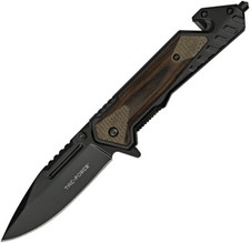 New Tac Force Linerlock A/O Brown TF-1045BR