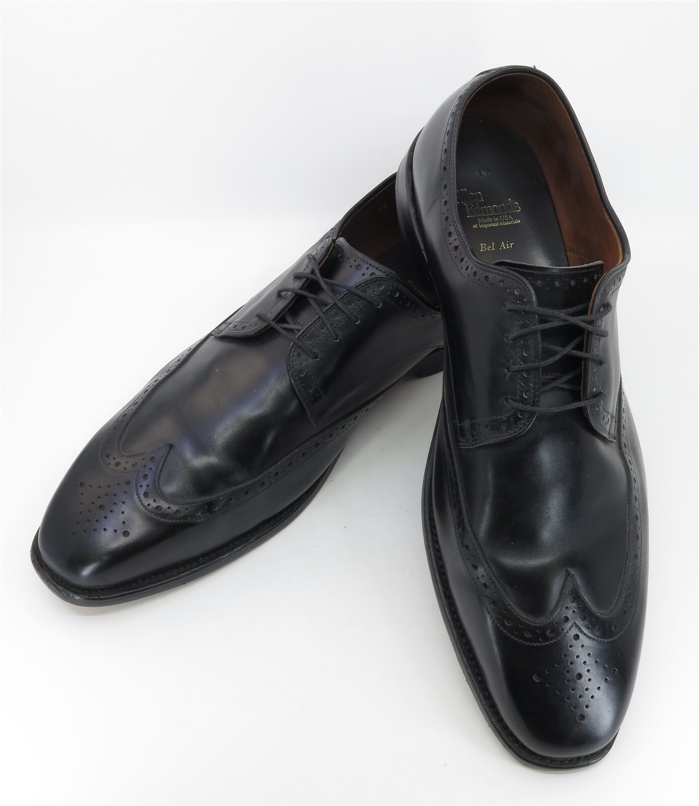 allen-edmonds-bel-air-black-wingtip-men-s-size-14-dress-shoes-ebay